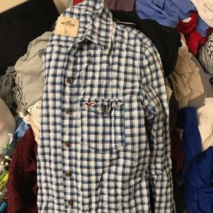 Hollister plaid shirt
